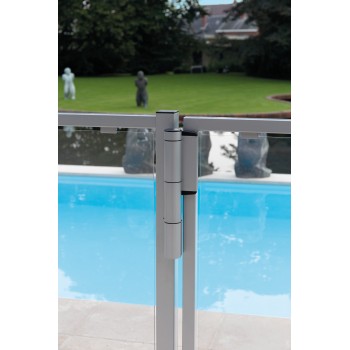 Charnière avec ferme-porte réglable intégré Locinox - portes 150KG max - noire - génération 1