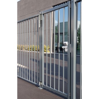 Charnière avec ferme-porte réglable intégré Locinox - portes 150KG max - argenté - génération 1