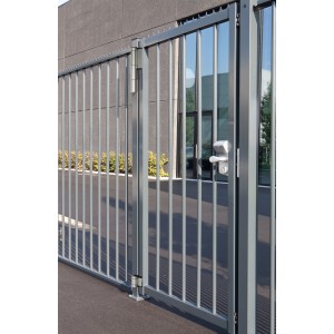 Charnière avec ferme-porte réglable intégré Locinox - portes 150KG max - argenté - génération 1