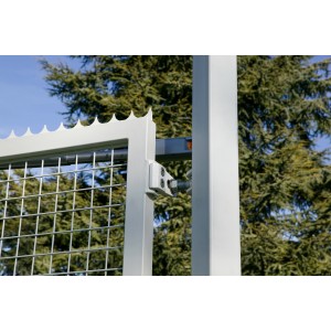 Charnière 180° quadridimensionnel pour portails portes et portillons - M20 - Tige filetée 150mm - galvanisé - Locinox