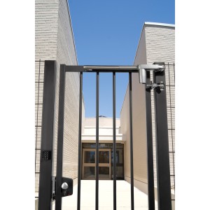 Charnière 180° quadridimensionnel pour portails portes et portillons - M20 - Tige filetée 150mm - galvanisé - Locinox