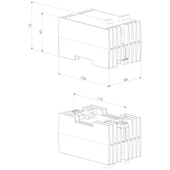 Transformateur de sécurité 12V 25w AC