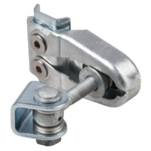 Charnière 180° avec système anti-dégondage - en acier brut - M16 Boulon à oeil 110 mm - (Vendu à l'unité)