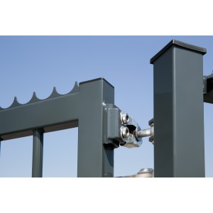 Charnière 180°- Oreille en U et plaque à souder M12 Boulon à oeil 90mm-VENDU A L UNITE