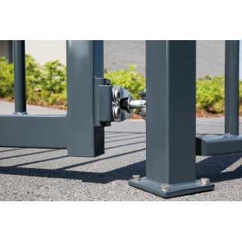 Charnière 180°- Oreille en U et plaque à souder M12 Boulon à oeil 90mm-VENDU A L UNITE