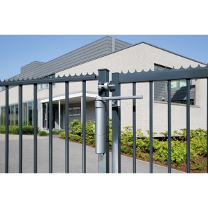 Charnière 180° avec système anti-dégondage - en acier brut - M16 Boulon à oeil 110 mm - (Prix lot de 50 pièces)