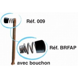 Butée amortisseur PVC souple multi-usage à visser, pour intérieur et extérieur ø28mm