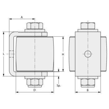 Olive spéciale pour portail Ø38 H30