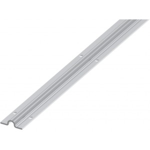 Rail à visser ø16mm pour portail coulissant - longueur 3m - percé - Inox 304