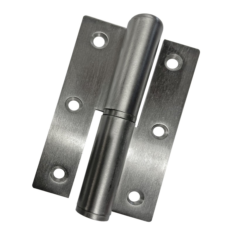 Paumelle à visser poussante pour porte et portillon KIDDYLOCK - sans ressort - inox 304 - gauche