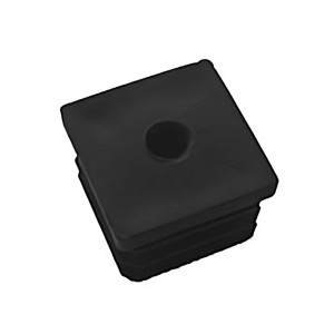 Embout PVC pour tube carré 40x40mm - trou lisse ø11,6mm