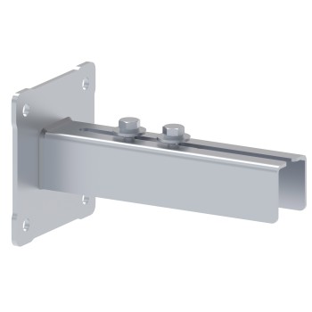 Portique pour portail coulissant - réglable en hauteur et largeur - pour fixation murale