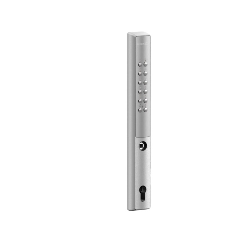 Clavier électronique VERA-40-VSZ-1-SILV sur batterie finition argent pour serrures encastrées 40 mm Clavier électronique VERA-40-VSZ-1-SILV sur batterie finition argent pour serrures encastrées 40 mm