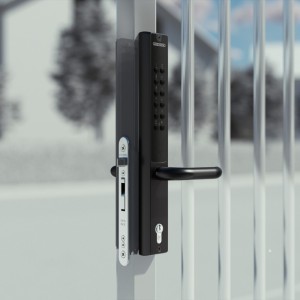 Vue du clavier VERA Locinox sur batterie avec rétroéclairage et certification IP66