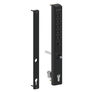 Serrure à code mécanique Locinox VITA-40-VSZ-1-9005 pour profil 40 mm noir Serrure à code mécanique Locinox VITA-40-VSZ-1-9005 pour profil 40 mm noir