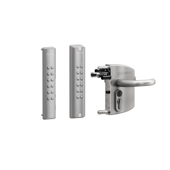 Clavier simple à code Locinox VOLTA noir alimenté par batterie