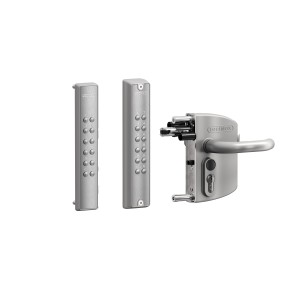 Clavier simple à code Locinox VOLTA noir alimenté par batterie