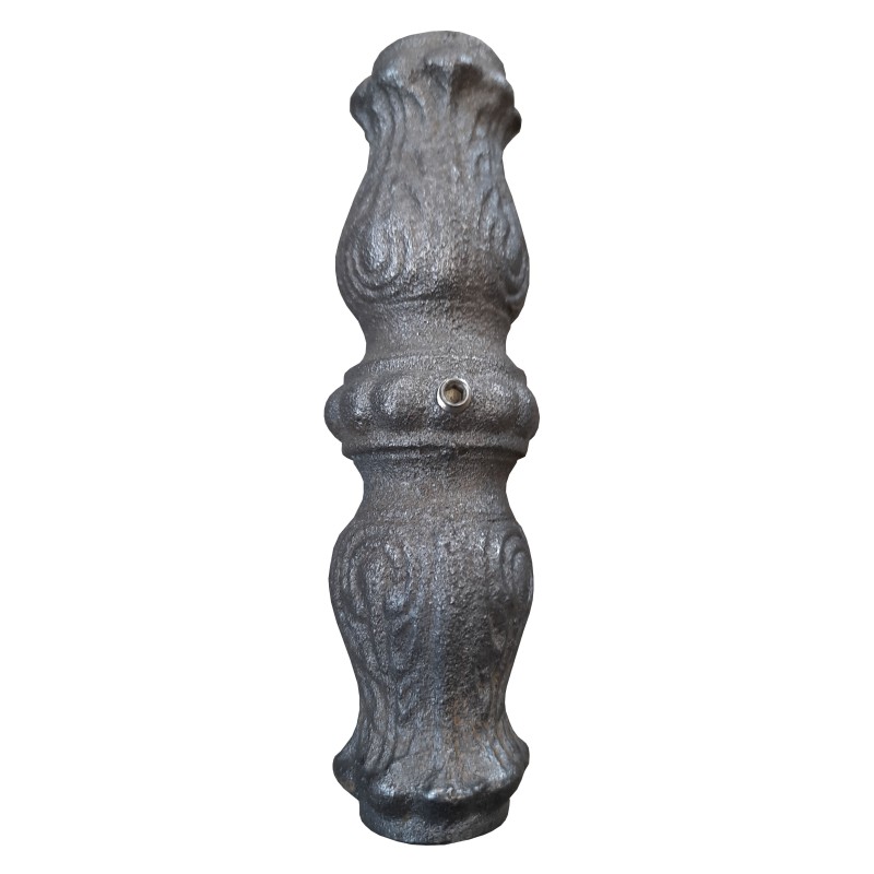 Garniture pour barreau ø36 mm en acier brut avec vis pointeau référence L30067