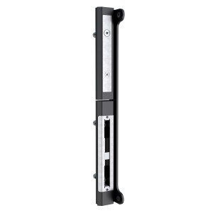 Gâche en applique réglable Locinox SFKO-V-5060 noire pour serrure Fiftylock Sixtylock Eightylock à code