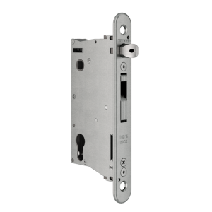 Serrure à encastrer tout inox EIGHTYLOCK Locinox axe 60 mm pour portail