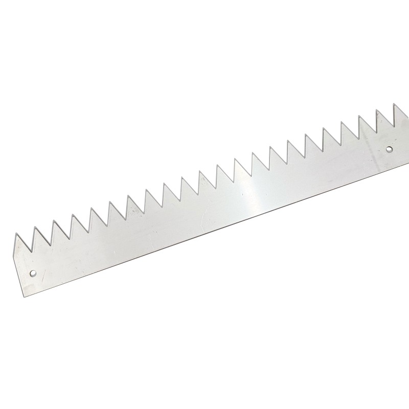 Bordure défensive à visser en inox 304L BORDIN/V, longueur 1980 mm et hauteur 65 mm