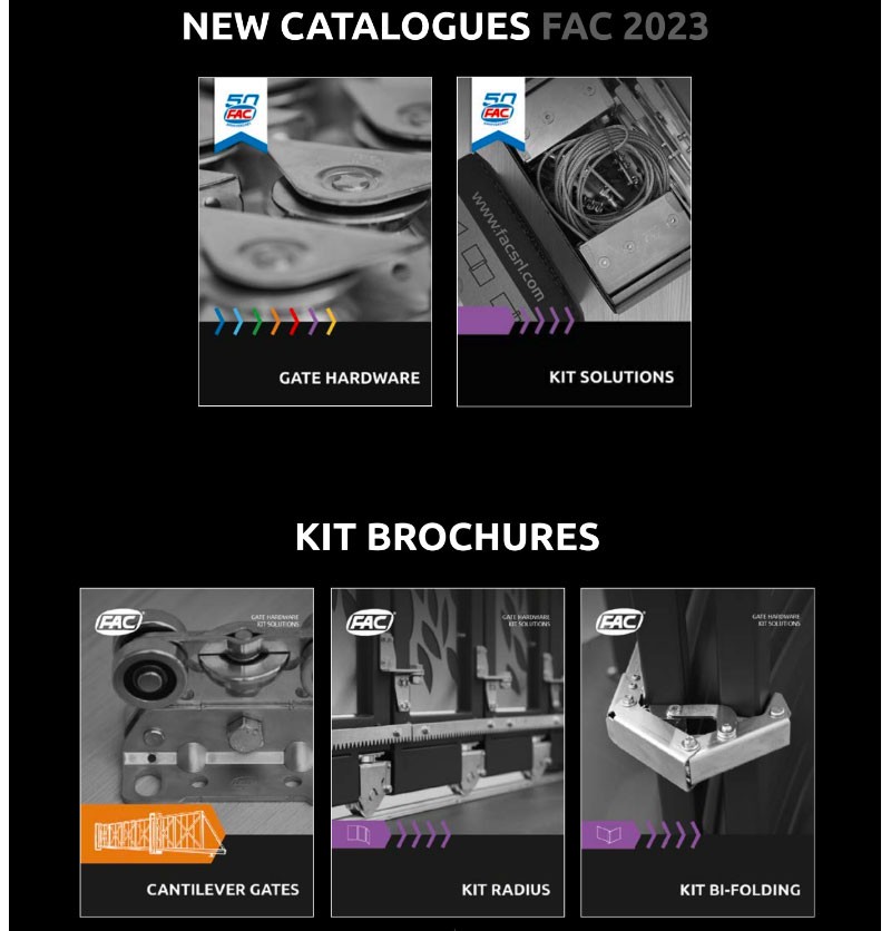 Nouveau Catalogue FAC et Brochures à télécharger !